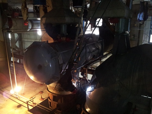 傳洋鋼鐵安裝現場